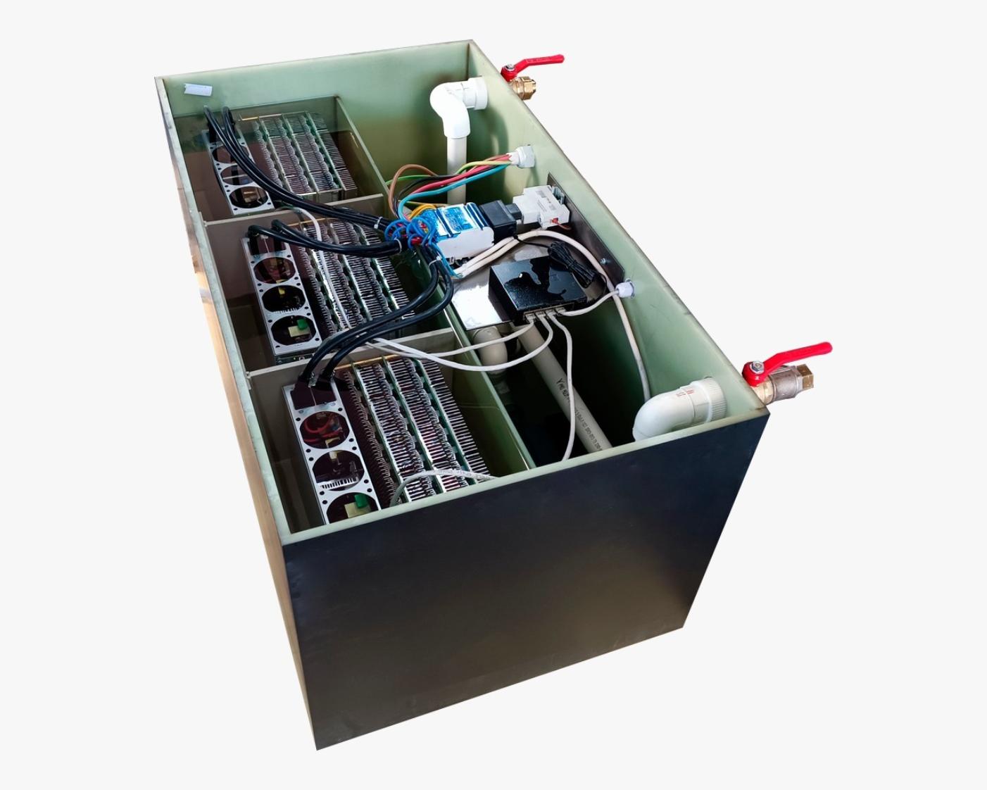 Ячейка для иммерсионного майнинга 3 модуля
